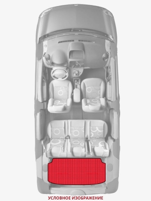 ЭВА коврики «Queen Lux» багажник для Toyota Blade